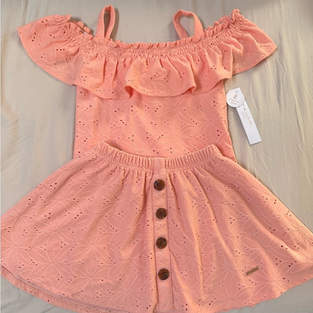 Tahari Kids Pink Matching Set